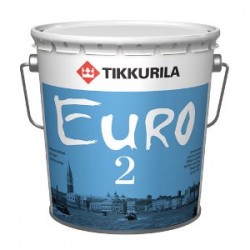 Tikkurila Euro 2 / Тиккурила Евро 2 краска для интерьера (2.7 литра)