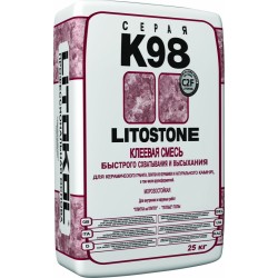 Плиточный клей Litokol LitoStone K98 серый 25кг