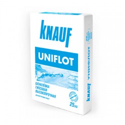 Шпаклевка гипсовая Унифлот Кнауф / Uniflot Knauf 25кг высокопрочная